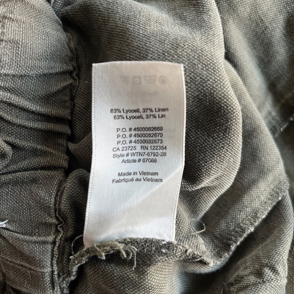 Aritzia Wilfred Free Linen Blend Harulia Short Sage Green | Medium - Picture 3 of 4